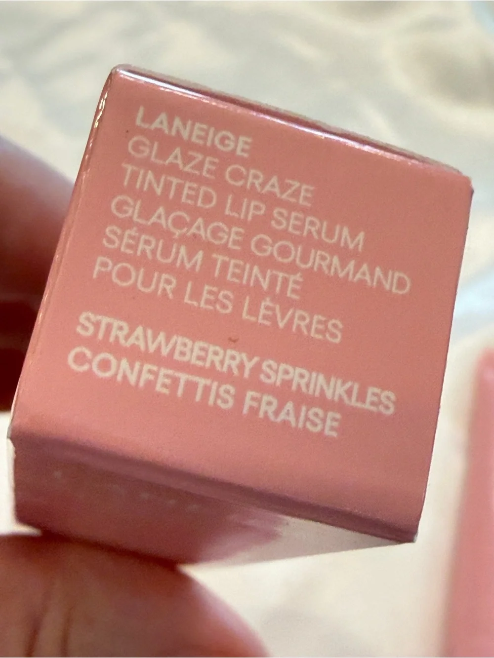 LANEIGE Glaze Craze Tinted Lip Serum Strawberry Spinkles 0.42 oz New